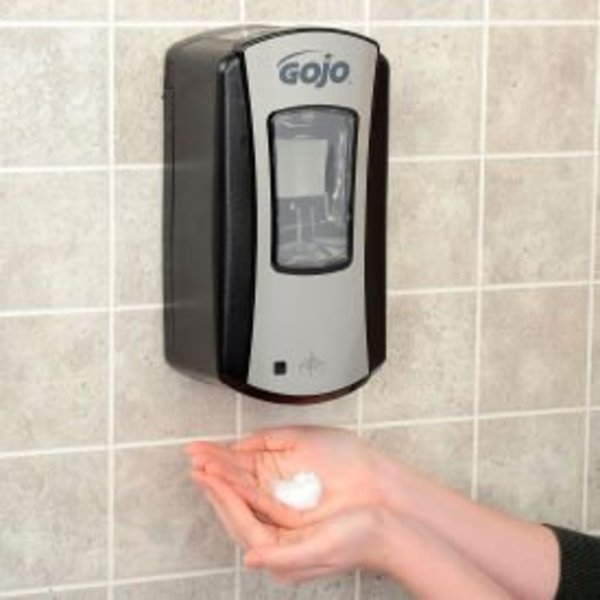 Gojo GOJO Hand Soap Dispenser - LTX Chrome/Black 1200mL - 1919-04 1919-04